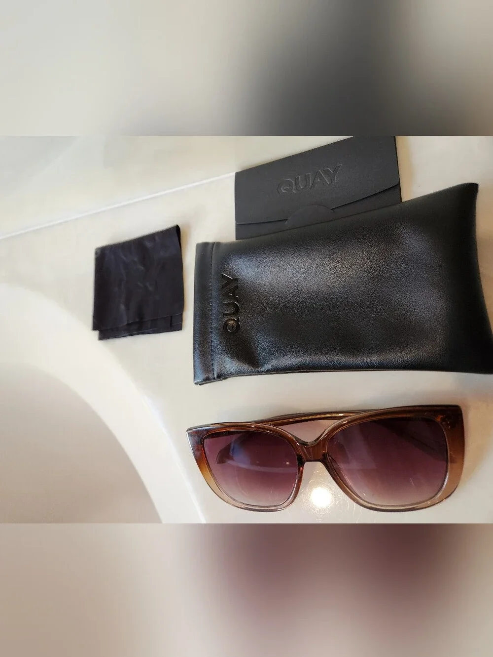 Quay Ever After Sunglasses (Coffee Doe/Brown)